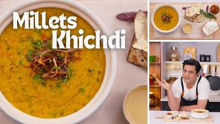 खिचड़ी कुकर में कैसे बनाये  Pressure Cooker Dal Khichdi  Millet Masala Khichdi  Kunal Kapur Recipe [upl. by Adnirol165]