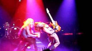 Steel Panther  Satchel Guitar Solo Live [upl. by Ecnerrot]