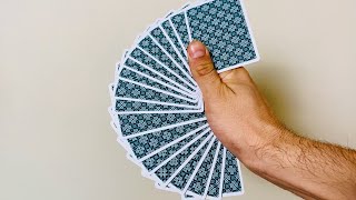 One Handed Card Fan Tutorial [upl. by Hillinck]