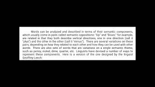 Componential analysis  Componential analysis in semantics notes [upl. by Karena]