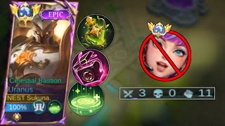 GLOBAL ESMERALDA CANT REACT THIS URANUS NEW BUILD PLEAS TRY  Mobile Legends [upl. by Acassej]