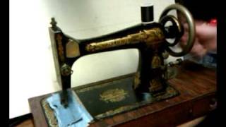 Antique 1905 Singer 27 Sphinx Treadle Sewing Machine B1224120 [upl. by Vince]