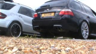 BMW E61 M5 Touring with Hayward amp Scott Exhaust [upl. by Napier543]