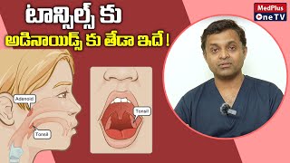 Difference Between Tonsils vs Adenoids  DrCAnand Kumar MedPlusONETV [upl. by Enitram]