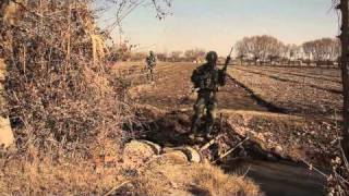 Marines hunt down insurgents in southern Afghanistan [upl. by Nylyahs]