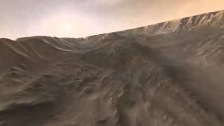 Flight into Mariner Valley Valles Marineris HD [upl. by Moffitt]