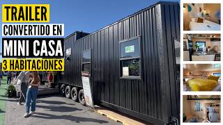 Mini Casa dentro de UN TRAILER  SE PUEDE MOVER [upl. by Price656]