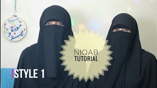 niqab tutorialلفات نقاب [upl. by Elades286]