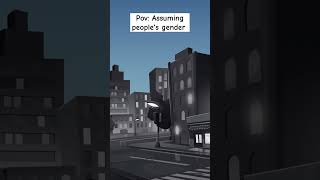 Assuming peoples gender 🤣 blockblast animation funny viral comedy gender funnyjokes [upl. by Adnolay269]