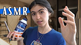 ASMR  loving girlfriend shaves your beard [upl. by Ribak]