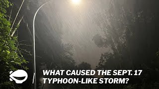 What caused the typhoonlike storm which swept through Singapore [upl. by Ayekram]