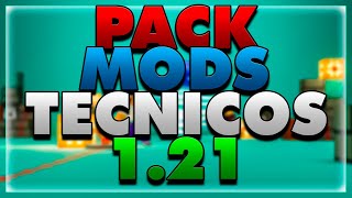 Pack de MODS TECNICOS para Minecraft 121  Tutorial Minecraft 121 [upl. by Mellins]