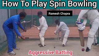 How To Play Spin Bowling Spin Bowling Khelna Seekhen Art Of Playing Spin Bowling [upl. by Alfie]