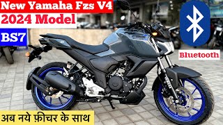 Yamaha Fzs v4 New Model 2024 Review  Price  Mileage  Feature  yamaha fzs v4 2024 [upl. by Dnalra]