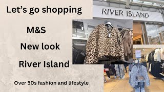 Come shop with me and see what’s new in MampS New Look and River Island Over 50s plus size fashion [upl. by Gerome327]