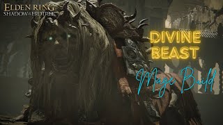 Magic Build  Divine Beast Dancing Lion Boss Fight  Elden Ring DLC [upl. by Ahsenra172]