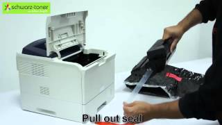 Xerox Phaser 3600 Toner Cartridge Replacement  user guide 106R01370106R01371106R01372 [upl. by Verdie745]