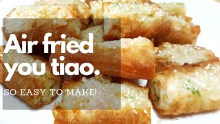 Airfryer Fried Fish Paste You Tiao  Easy Air Fryer Recipes [upl. by Ernaldus]