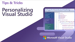 Personalizing Visual Studio 2022 [upl. by Ainnek]