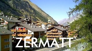 SWITZERLAND Zermatt village 1620m [upl. by Aivyls]