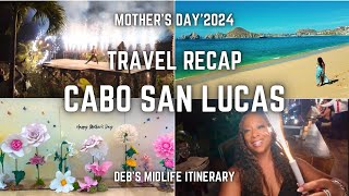 Travel ReCap Cabo San Lucas  RosaNegra  Relaxing Sunset Cruise Views  Marina  RIU Palace Review [upl. by Inobe259]