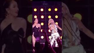 NYE Performance of Miley Cyrus amp Noah Cyrus shorts [upl. by Wilie]