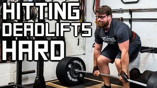 Hitting Deadlifts Hard  Strongman Deadlift Session [upl. by Doehne]