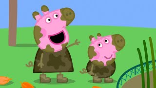 A Muddy Autumn Day 👻 Peppa Pig at Halloween 🎃 Halloween Cartoons for Kids [upl. by Boleslaw]