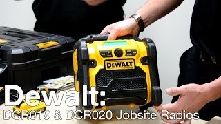 DCR020 amp DCR019 Jobsite Radios [upl. by Winnie]