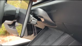 Hansshow Console Dashboard Touch Screen Swiveling Mount kit For Model 3Y3 Highland [upl. by Eelarol]