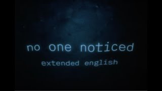 The Marías  No One Noticed  Extended English Visualizer [upl. by Oshinski]