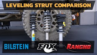 Performance Leveling Kits spacers gtfo  Bilstein vs Fox vs Rancho [upl. by Cheke]