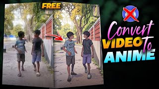 HOW TO CONVERT NORMAL VIDEO TO ANIME AI  FREE  INSTAGRAM TRENDING ANIME REELS VIDEO TUTORIAL [upl. by Wally]