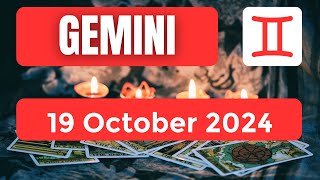 Gemini horoscope  Gemini Horoscope for Today 19 October 2024 [upl. by Treboh796]