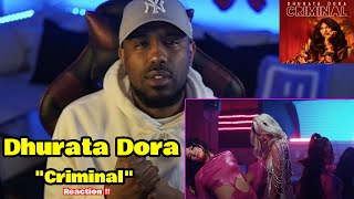 Dhurata Dora  Criminal Official Video Reaction 🐐🍿 HoodieQReacts dhuratadora [upl. by Harvey96]