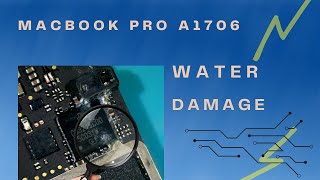 MacBook Pro A1706 Water Damaged  Quick Repair [upl. by Odnomra]