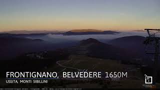 Timelapse Frontignano Belvedere 1650m  3 Novembre 2024 [upl. by Halimak787]