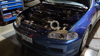 K20 EG LOUD VTEC Dyno DC 22 Cams [upl. by Dias349]