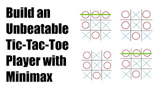 TicTacToe AI Player using the Minimax Algorithm A StepByStep Python Coding Tutorial [upl. by Nofets635]