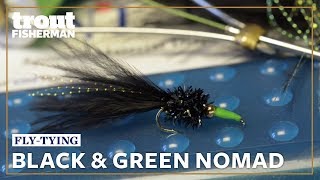 How to tie the Black and Green Nomad  Troutmasters [upl. by Pantin]