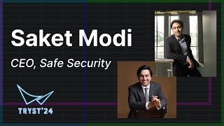 Saket Modi  CEO Safe Security  TRYST’24 Guest Lectures  CAIC [upl. by Stclair]