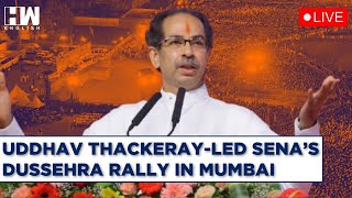 Uddhav Thackeray LIVE Ahead Of Maharashtra Polls Shiv Sena UBTs Dussehra Rally At Shivaji Park [upl. by Aurelius]