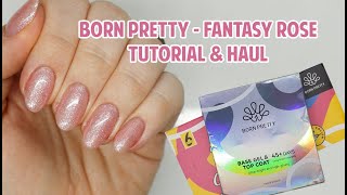 BORN PRETTY NAIL TUTORIAL AND HAUL  Fantasy Rose Collection [upl. by Ettore]