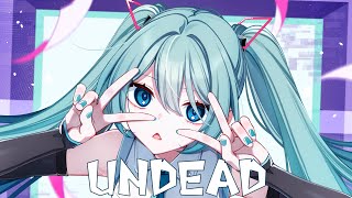 【初音ミクV4X】UNDEAD  YOASOBI を歌ってもらった【〈物語〉シリーズ オフampモンスターシーズン】 [upl. by Ladin]