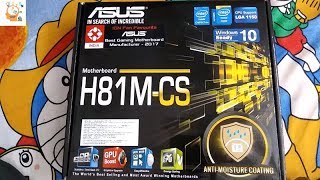 Asus H81MCS Motherboard Unboxing HINDI in 2019 WHY [upl. by Iknarf]