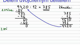 Dělení dvojciferným dělitelem  př 1 [upl. by Davis]