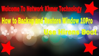 How to Backup and Restore Window 10 Use hirens boot cd windows 10 [upl. by Aroc]