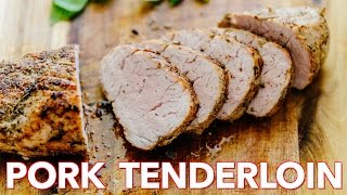 How To Make Roasted Pork Tenderloin  Dinner in 30 Minutes [upl. by Necila]