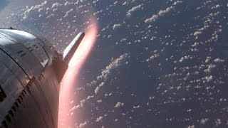 Wow Watch SpaceX Starship reenter Earths atmosphere in these incredible views [upl. by Adora]