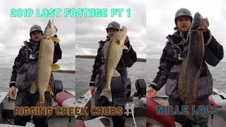 Late Fall Rigging Mille Lacs  2019 Footage [upl. by Eiddet535]